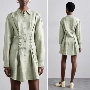 NWT The Kooples Laced-Up Mini Dress 0 / XS